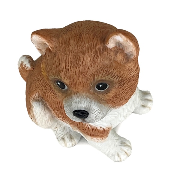 Ceramic Porcelain Shiba Inu Sculpture from Japan - Picture 4 of 4